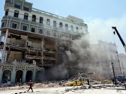 Vụ nổ khách sạn ở Cuba: Đã có 40 người thiệt mạng