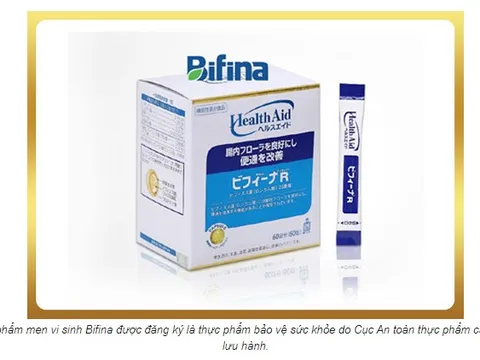 Thực phẩm chức năng Bifina đang quảng cáo như là thuốc chữa đại tràng?