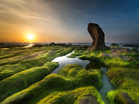 Biển Cổ Thạch  vùng đất ‘ngoài hành tinh’