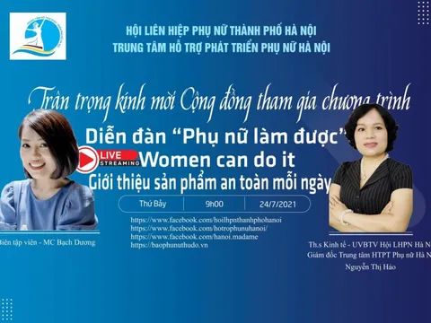 Phụ nữ hiện đại tự tin chia sẻ sản phẩm tốt mỗi ngày