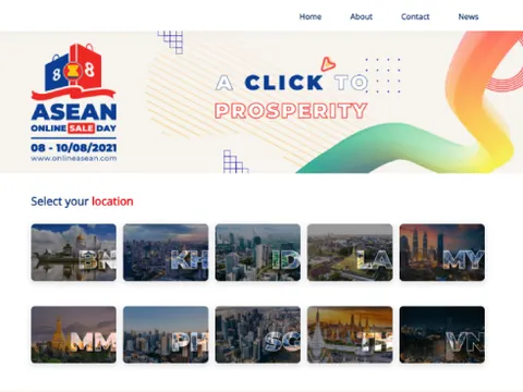 300 doanh nghiệp tham gia ngày mua sắm trực tuyến ASEAN