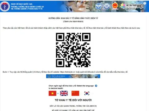 Hà Nội yêu cầu khai báo y tế bằng mã QR khi vào - ra các địa điểm công cộng