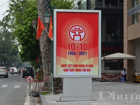 Hà Nội ‘thay áo’ đón mừng 67 năm ngày giải phóng Thủ đô