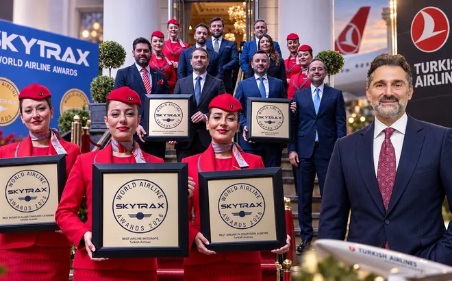 Turkish Airlines hãng hàng không tốt nhất châu Âu 2026 với dấu ấn lần thứ 11
